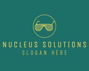 Yellow Summer Sunglasses  logo design