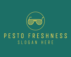 Yellow Summer Sunglasses  logo design