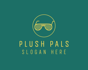 Yellow Summer Sunglasses  logo design