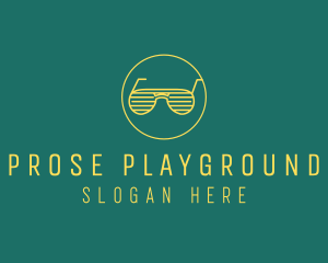 Yellow Summer Sunglasses  logo design