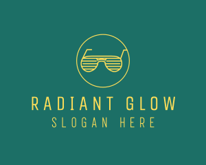 Yellow Summer Sunglasses  logo design