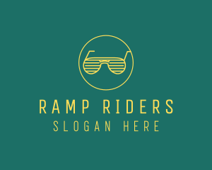 Yellow Summer Sunglasses  logo design