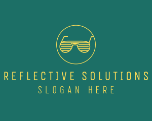 Yellow Summer Sunglasses  logo design