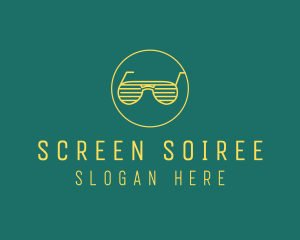 Yellow Summer Sunglasses  logo design