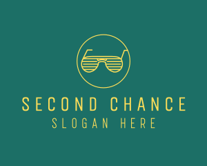 Yellow Summer Sunglasses  logo design