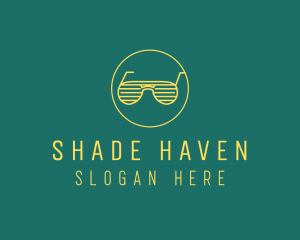 Yellow Summer Sunglasses  logo design