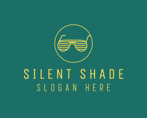 Yellow Summer Sunglasses  logo design