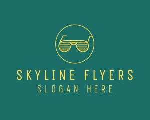 Yellow Summer Sunglasses  logo design