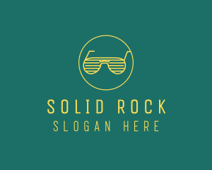 Yellow Summer Sunglasses  logo design