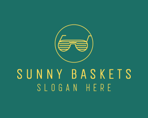 Yellow Summer Sunglasses  logo design