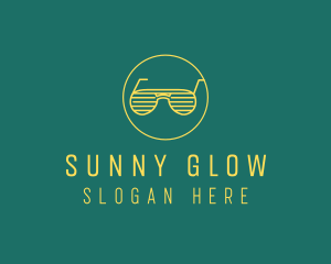 Yellow Summer Sunglasses  logo design