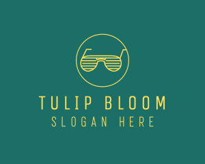 Yellow Summer Sunglasses  logo design