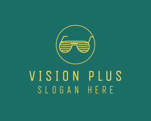 Yellow Summer Sunglasses  logo design