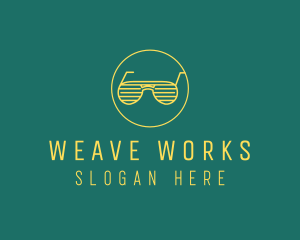 Yellow Summer Sunglasses  logo design