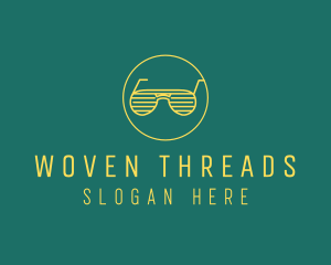 Yellow Summer Sunglasses  logo design