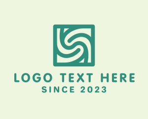 Rotate - Spiral Letter S Pattern logo design