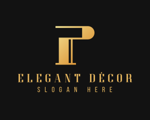 Art Deco Boutique Pillar Logo