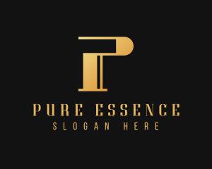 Art Deco Boutique Pillar logo design