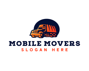 Truck Vehicle Logistics logo design