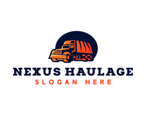 Truck Vehicle Logistics logo design