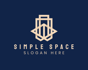 Modern Minimalist Building logo design