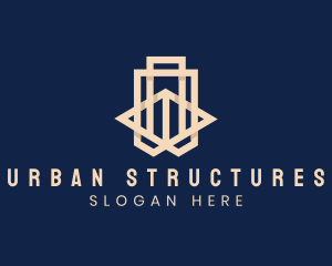 Modern Minimalist Building logo