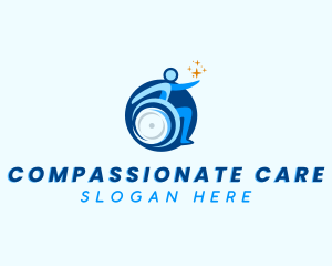 Disability Physiotherapy Care logo design