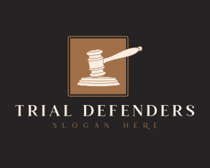 Legal Justice Mallet logo design