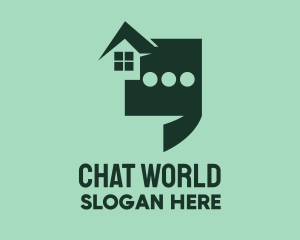 House Chat Realty  logo design