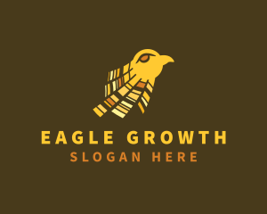 Wildlife Eagle Sun  logo design