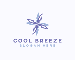 Fan Propeller Cooling logo design