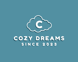 Cloud Bubble Sky Nursery  logo design