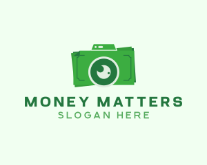 Dollar Bills Camera  logo design