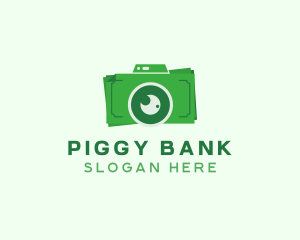 Dollar Bills Camera  logo design