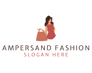 Fashion Woman Bag logo design