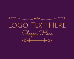 Luxurious Elegant Text logo