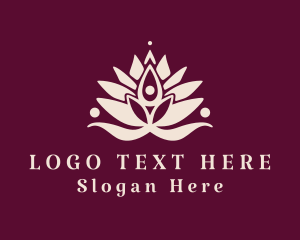 Human Lotus Petals  logo