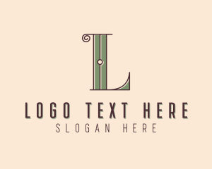 Interior Designer Letter L logo