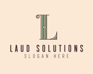 Interior Designer Letter L logo design