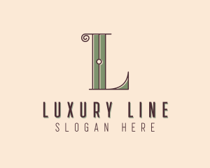 Interior Designer Letter L logo design