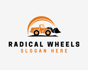 Wheel Loader Construction logo design