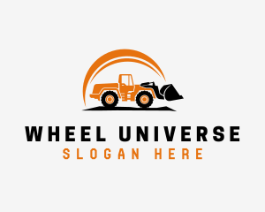 Wheel Loader Construction logo design