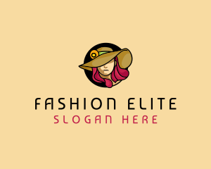 Female Hat Fashion logo