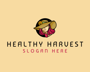 Female Hat Fashion logo design