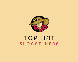 Female Hat Fashion logo