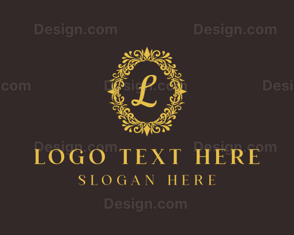 Royalty Frame Ornament Logo