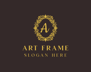 Royalty Frame Ornament logo design