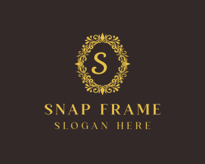 Royalty Frame Ornament logo design