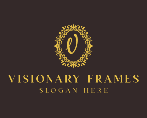 Royalty Frame Ornament logo design