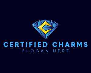 Diamond  Company Letter C logo design